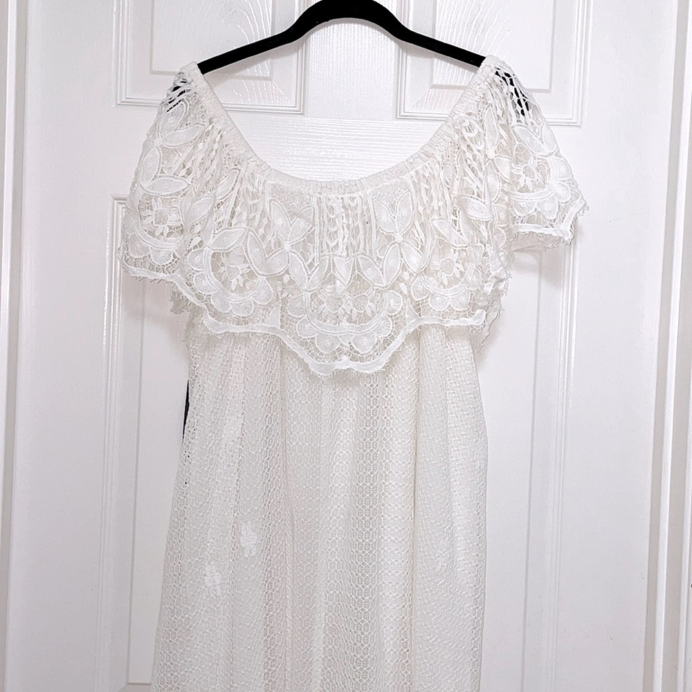 NWT Tuckernuck White Lace Avalon Maxi Dress - Picture 10 of 11